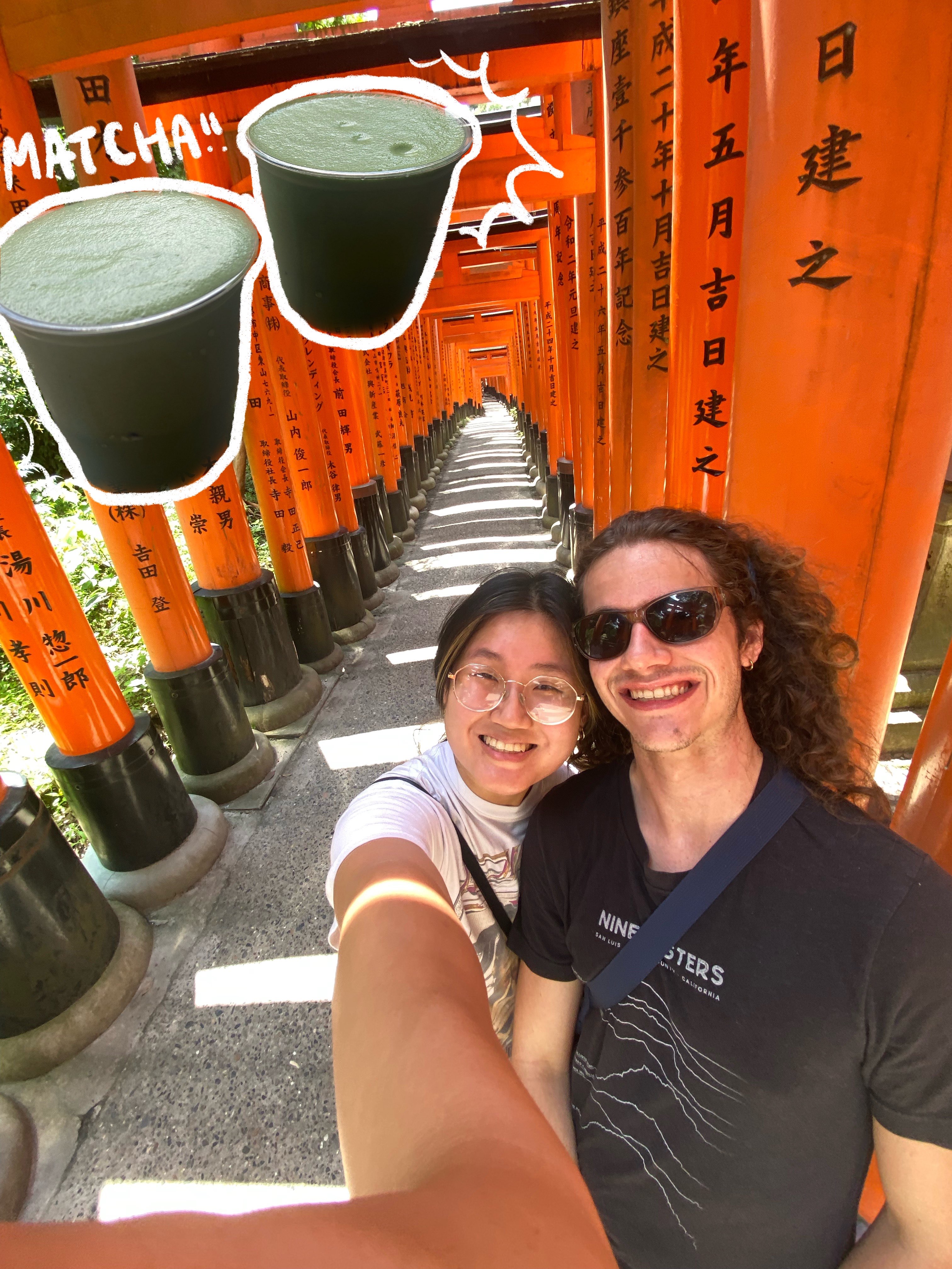 Fushimi Inari and Matcha