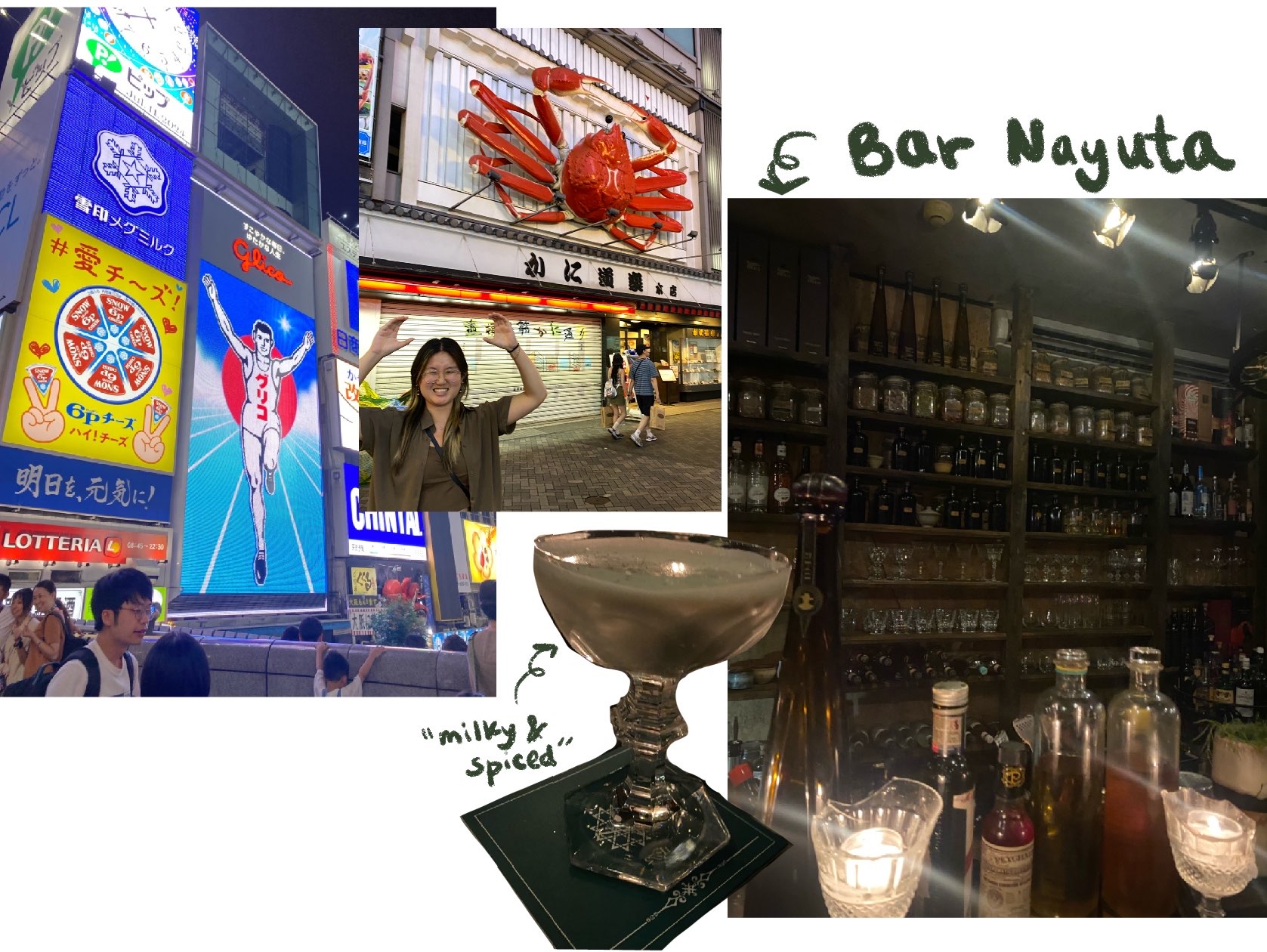 Dotonbori and Bar Nayuta