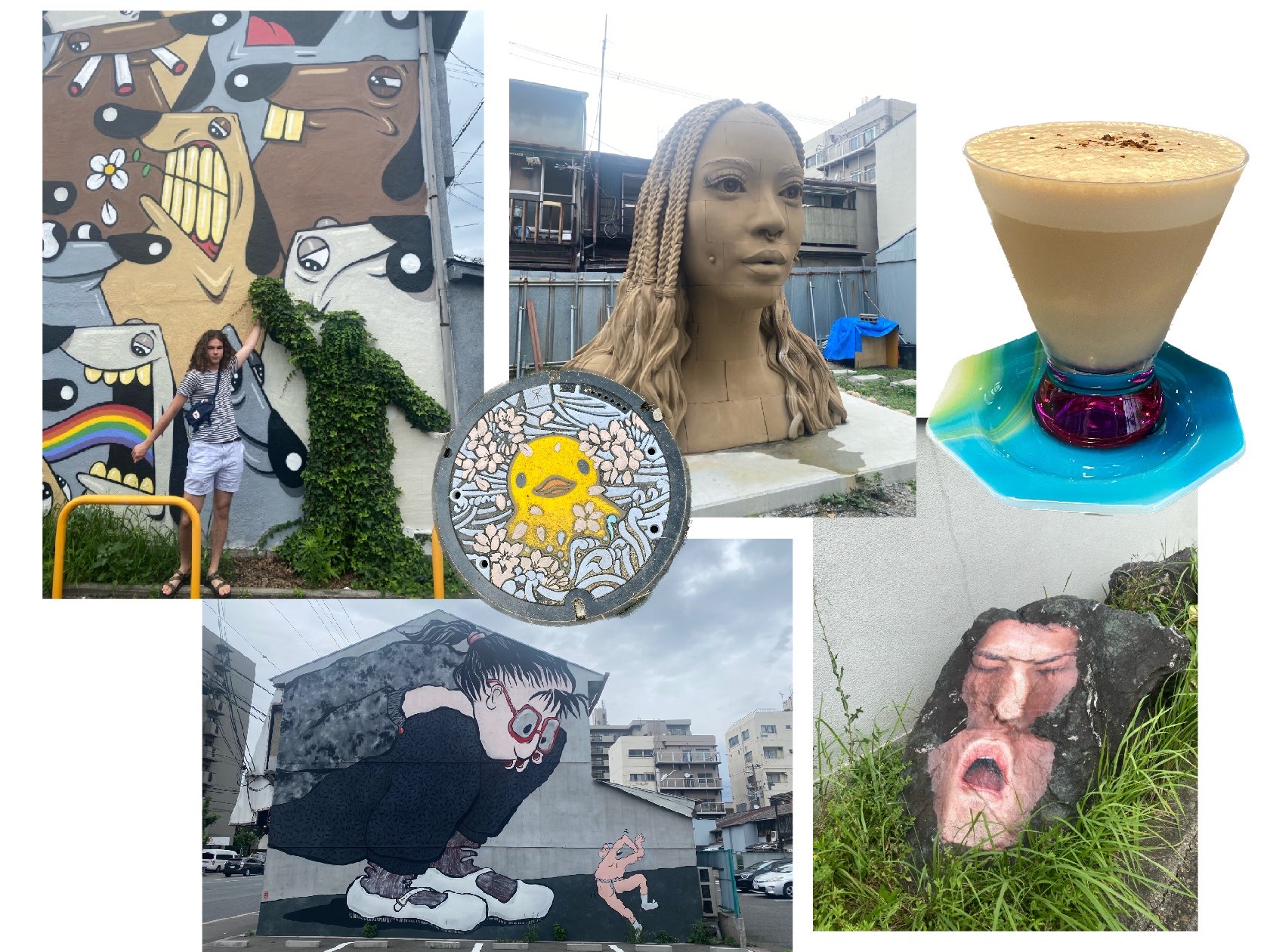 Kitakagaya Street Art Pieces