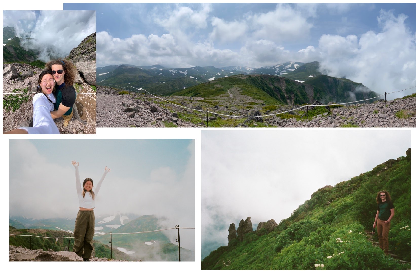 View on top of Mt. Daisetsuzen