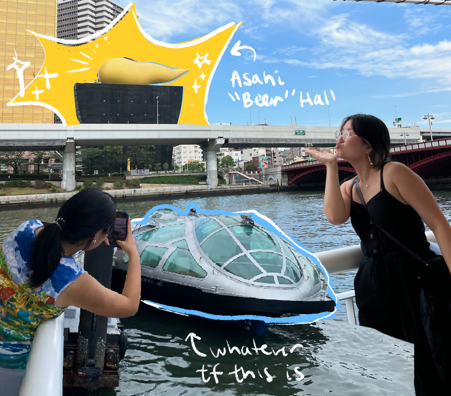 Futuristic Ferry & Asahi Beer Hall