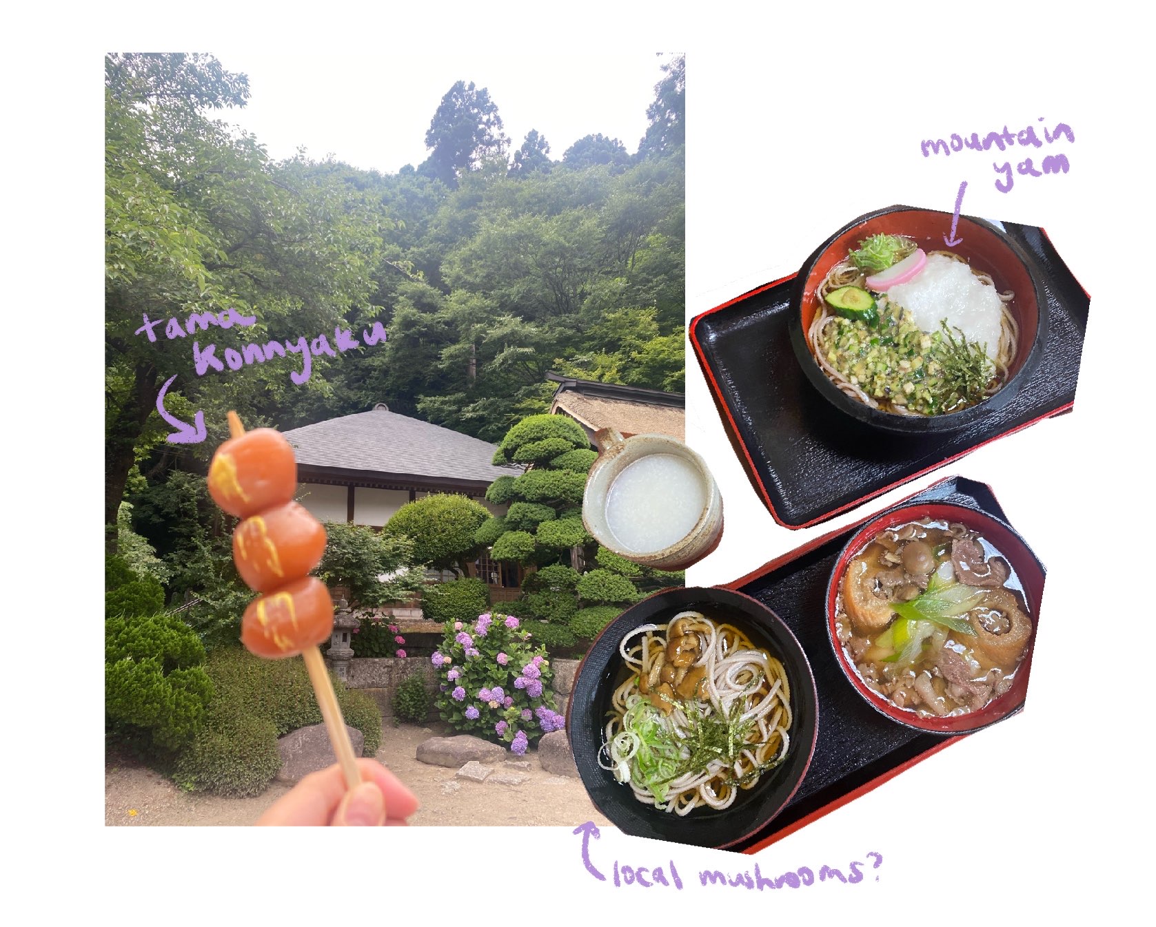 Yamadera Regional Food